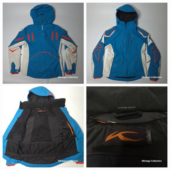 KJUS WOMEN'S Sz 42 SKI SNOWBOARD SNOW JACKET RECCO SCHOELLER DERMIZAX THINSULATE
